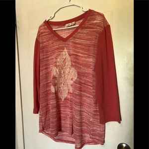 CATO fleur de lis shirt